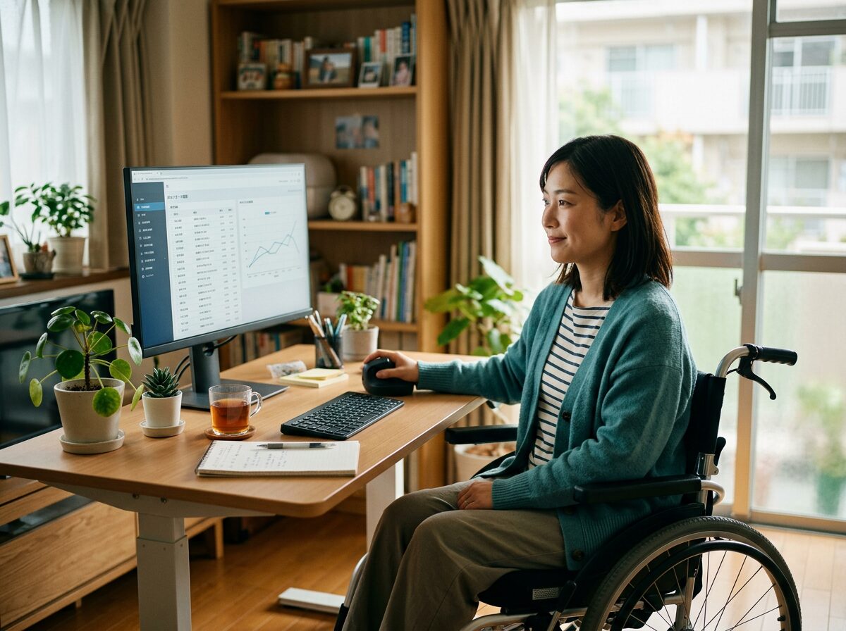 在宅就労シーン
